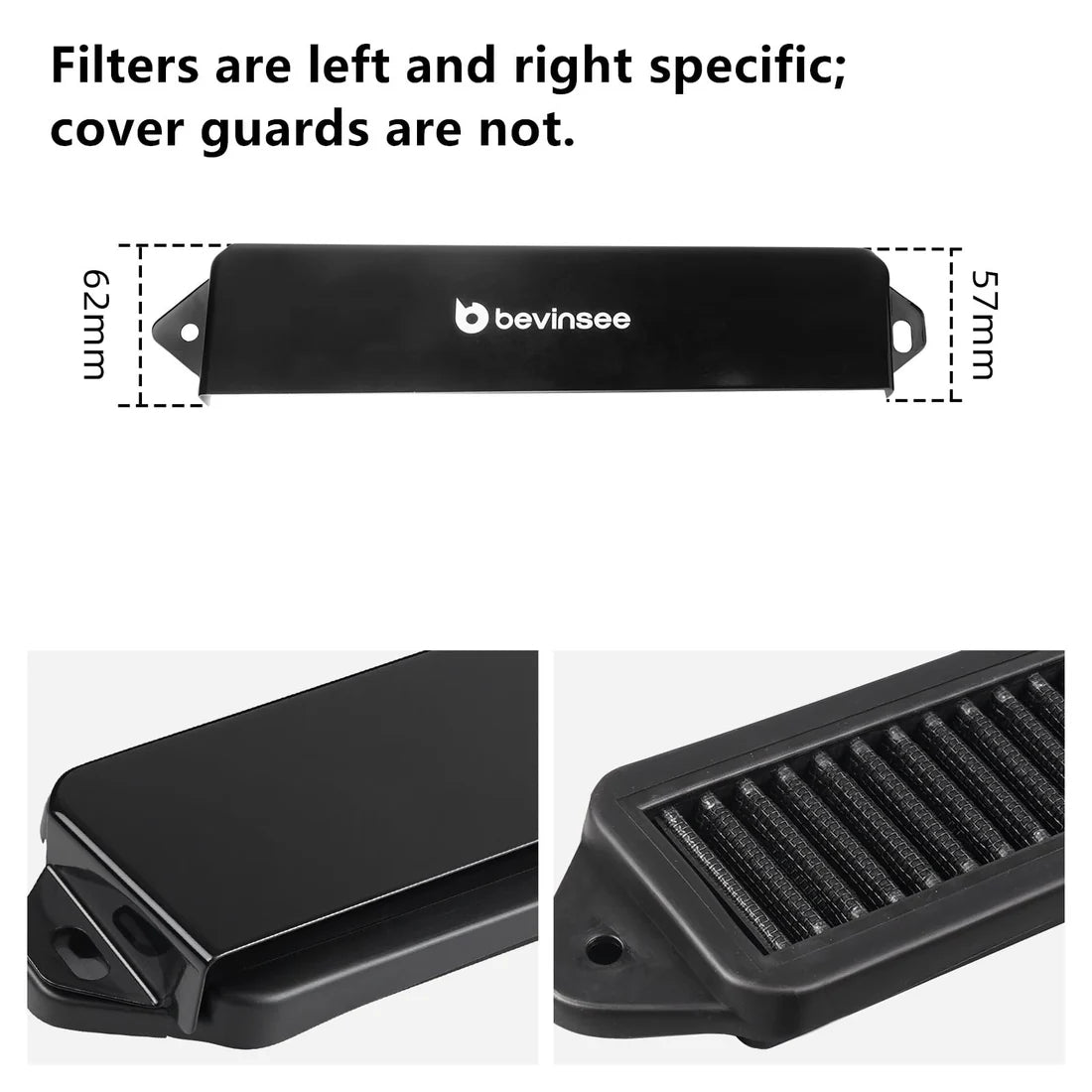 Bevinsee BMW Cowl Delete Kit - Cabin Filter & Harness Bracket (E9x E8x)