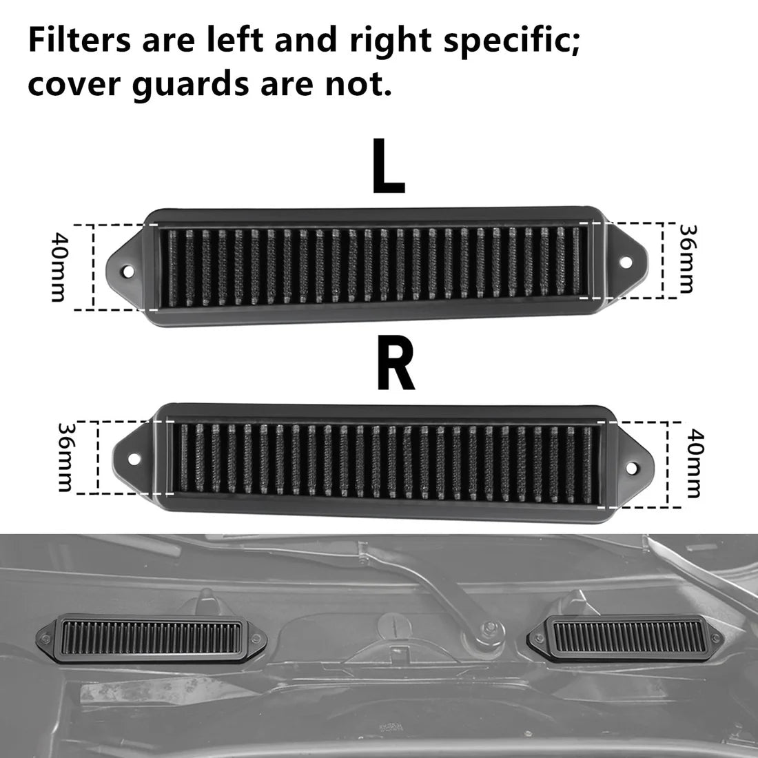 Bevinsee BMW Cowl Delete Kit - Cabin Filter & Harness Bracket (E9x E8x)