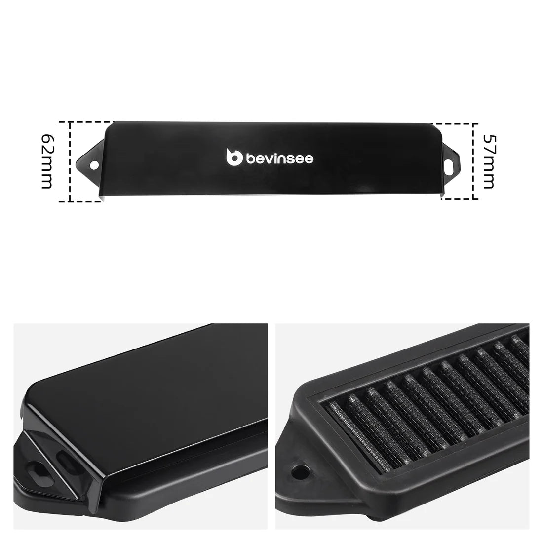 Bevinsee BMW Cowl Delete Kit - Cabin Filter & Harness Bracket (E9x E8x)