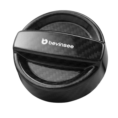 Bevinsee Real Carbon Fiber Oil Cap Cover – for BMW N20 N54 N55 Engine E90 E92 F30 F32 F10