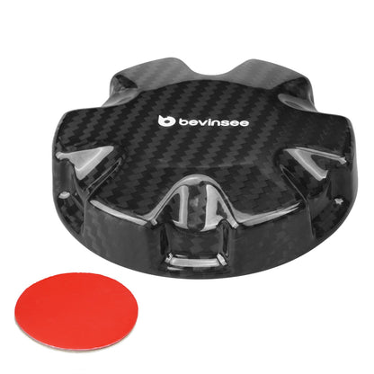 Bevinsee Carbon Fiber Coolant Tank Cap Cover – for BMW E82 E88 E90 E92 F32 F36 X1 X3 X5