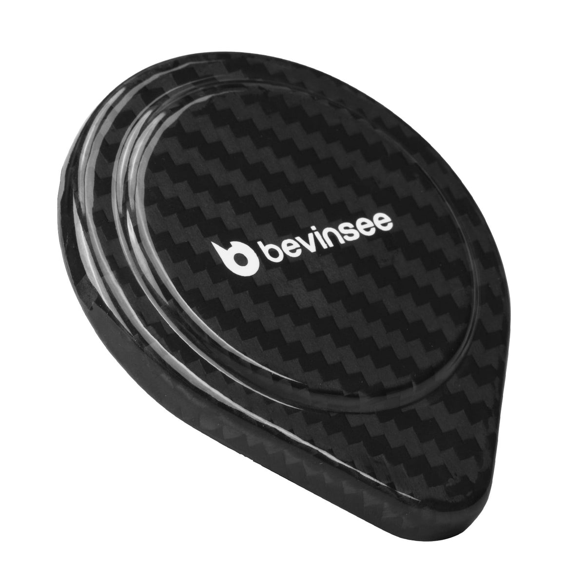 Bevinsee Carbon Fiber Wiper Washer Fluid Reservoir Cap – for BMW E90 E92 E93 X1 E84 E82 E88