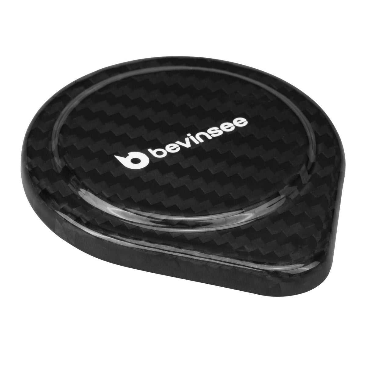 Bevinsee Carbon Fiber Wiper Washer Fluid Reservoir Cap – for BMW E90 E92 E93 X1 E84 E82 E88