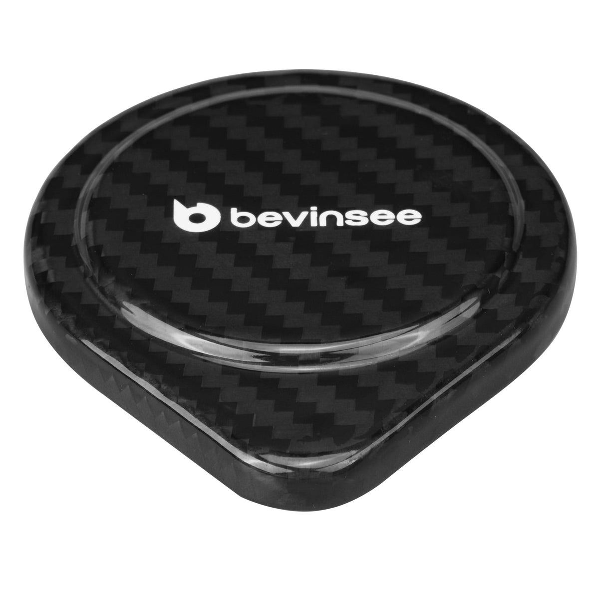 Bevinsee Carbon Fiber Wiper Washer Fluid Reservoir Cap – for BMW E90 E92 E93 X1 E84 E82 E88