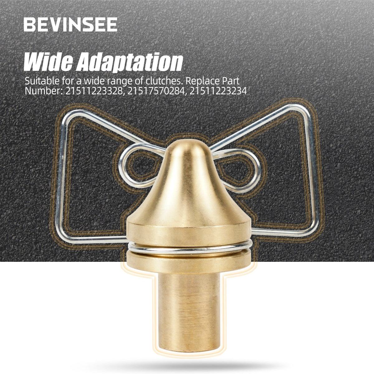 Bevinsee Clutch Pivot Pin & Release Arm Spring – for BMW E36 E46 E90 E92 E82 E87 Z4 E60 F30 F32 F80 F20