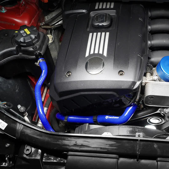 Bevinsee Versterkte Siliconen Koelvloeistof Expansievat Slang w/ Aluminium Flens - BMW E9x E8x (N51 / N52 / N52N)
