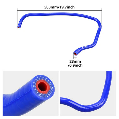 Bevinsee Versterkte Siliconen Koelvloeistof Expansievat Slang w/ Aluminium Flens - BMW E9x E8x (N51 / N52 / N52N)