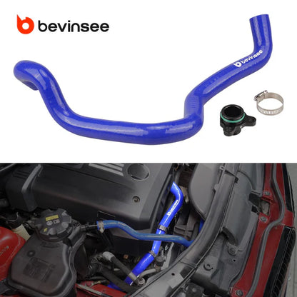 Upgraded Silicone Coolant Hose & Aluminum Flange - BMW N52 / N53 (E9x E6x E8x)
