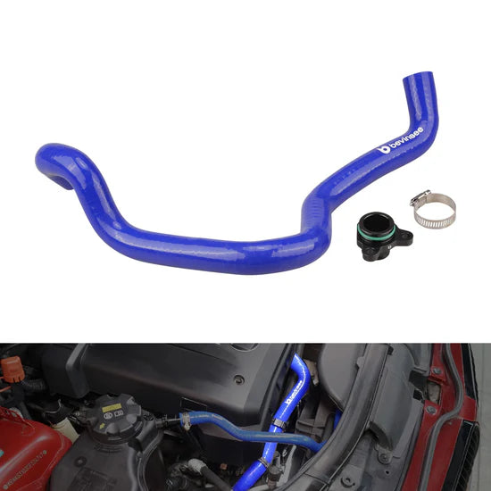 Upgraded Silicone Coolant Hose & Aluminum Flange - BMW N52 / N53 (E9x E6x E8x)