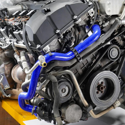 Upgraded Silicone Coolant Hose & Aluminum Flange - BMW N52 / N53 (E9x E6x E8x)