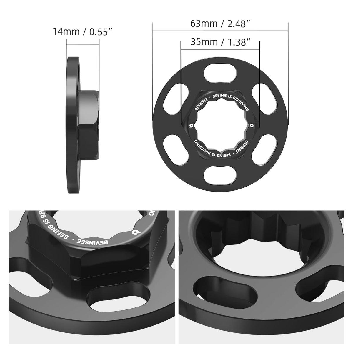 Bevinsee Crank Hub Bolt Capture Kit – for BMW E90 E92 335i N54 1M