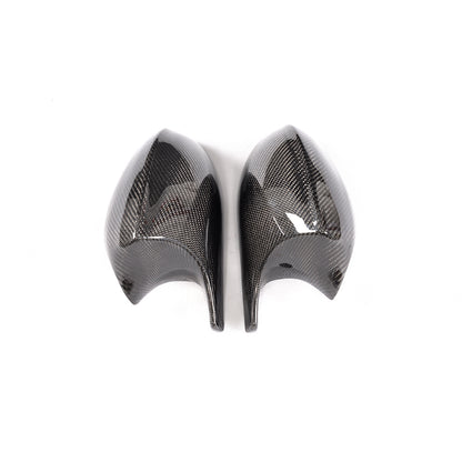 M3 Style Black Replacement carbon fiber Mirror Cap Cover for BMW 3 Series E90 E91 E92 E93 Pre-LCI