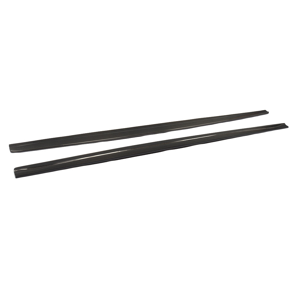 Carbon Fiber Car Side Skirts Extension for BMW 1Series E82M 1M 2011UP (Fits :1M )