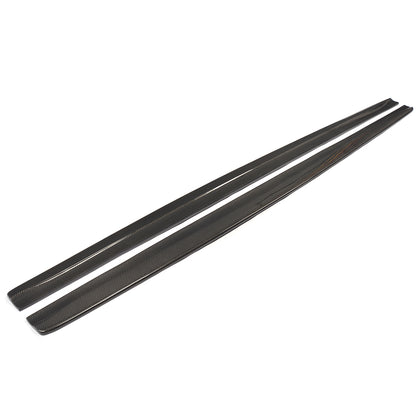 Carbon Fiber Car Side Skirts Extension for BMW 1Series E82M 1M 2011UP (Fits :1M )