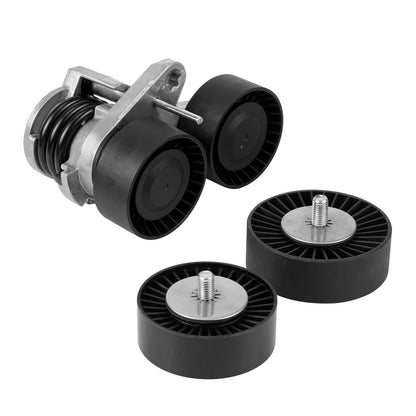 Bevinsee Drive Belt Pulley Tensioner Kit with Bolt – for BMW 335i 135i 1M E90 E91 E92 E93 E82 E88