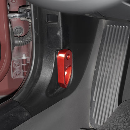 Bevinsee Engine Hood Release Lever Handle Bracket Trim – for BMW E81 E82 E87 E88 E90 E91 E92 E93 X1