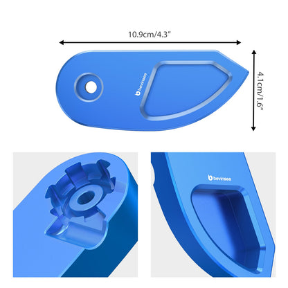 Bevinsee Aluminum Engine Hood Release Lever Handle – for BMW E8X E9X F06 F12 X1 E84
