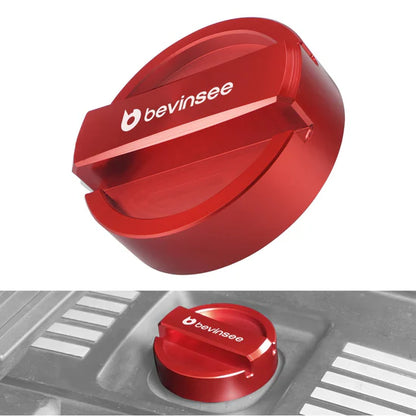 Bevinsee Aluminum Engine Oil Filler Cap for BMW E36, E46, E90, E92, Z4 & More