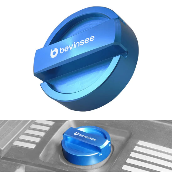 Bevinsee Aluminum Engine Oil Filler Cap for BMW E36, E46, E90, E92, Z4 & More