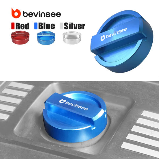 Bevinsee Aluminum Engine Oil Filler Cap for BMW E36, E46, E90, E92, Z4 & More
