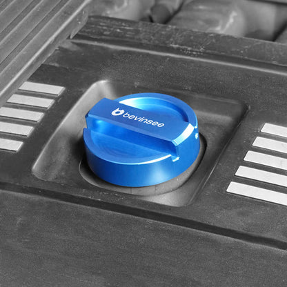 Bevinsee Aluminum Engine Oil Filler Cap for BMW E36, E46, E90, E92, Z4 & More