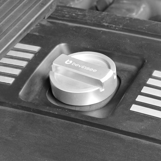 Bevinsee Aluminum Engine Oil Filler Cap for BMW E36, E46, E90, E92, Z4 & More