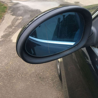 Bevinsee Pair L&R Heated Blue Side Car Door Mirror Glass Fit BMW E90 3 Series