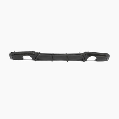 Carbon Fiber E90 Dual Muffler Single Out  Rear Diffuser for BMW 3 Series E90 325i 335i M Sport Sedan 4-Door 2009-2013