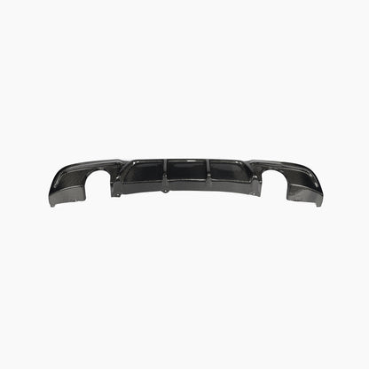 Carbon Fiber E90 Dual Muffler Single Out  Rear Diffuser for BMW 3 Series E90 325i 335i M Sport Sedan 4-Door 2009-2013