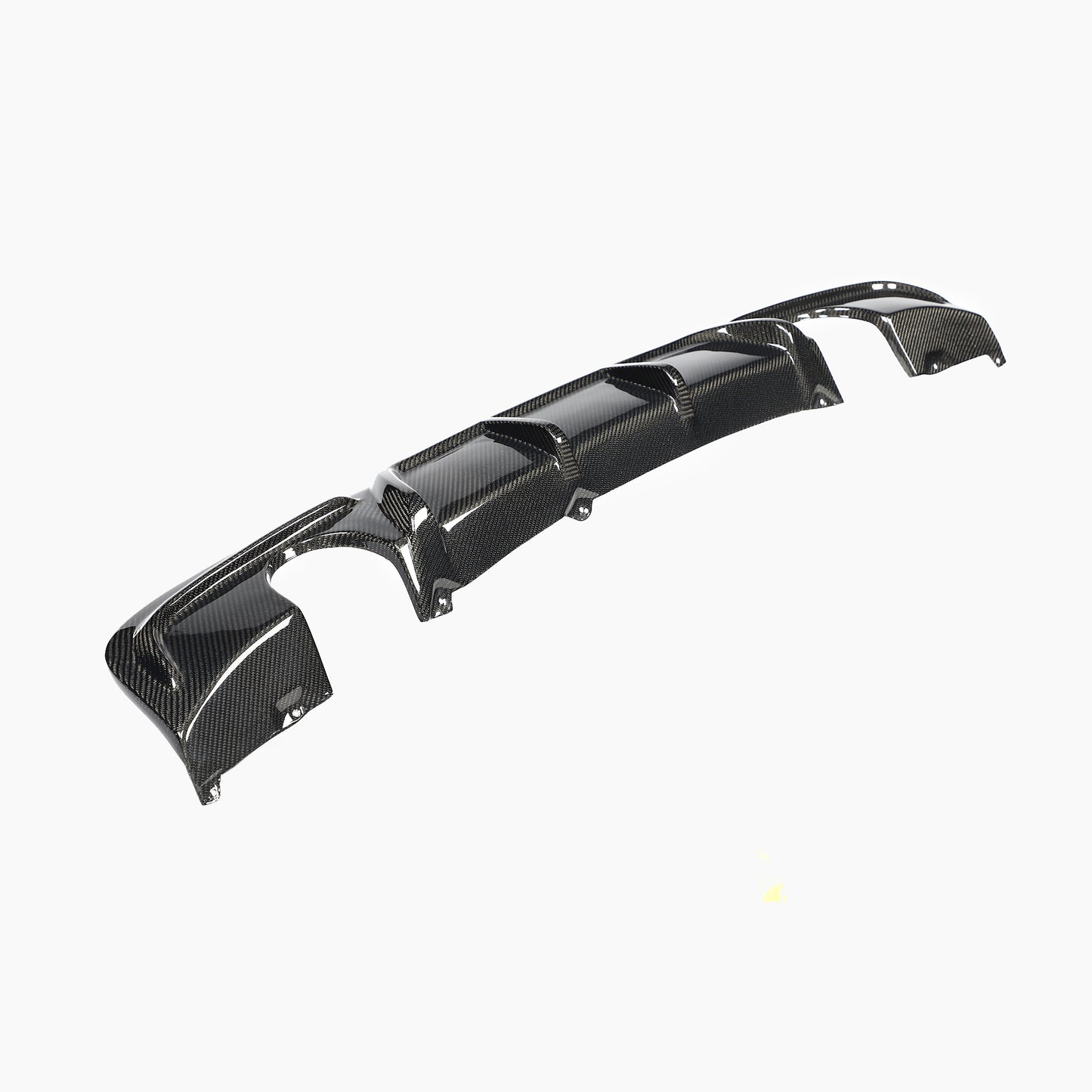 Carbon Fiber E90 Dual Muffler Single Out  Rear Diffuser for BMW 3 Series E90 325i 335i M Sport Sedan 4-Door 2009-2013