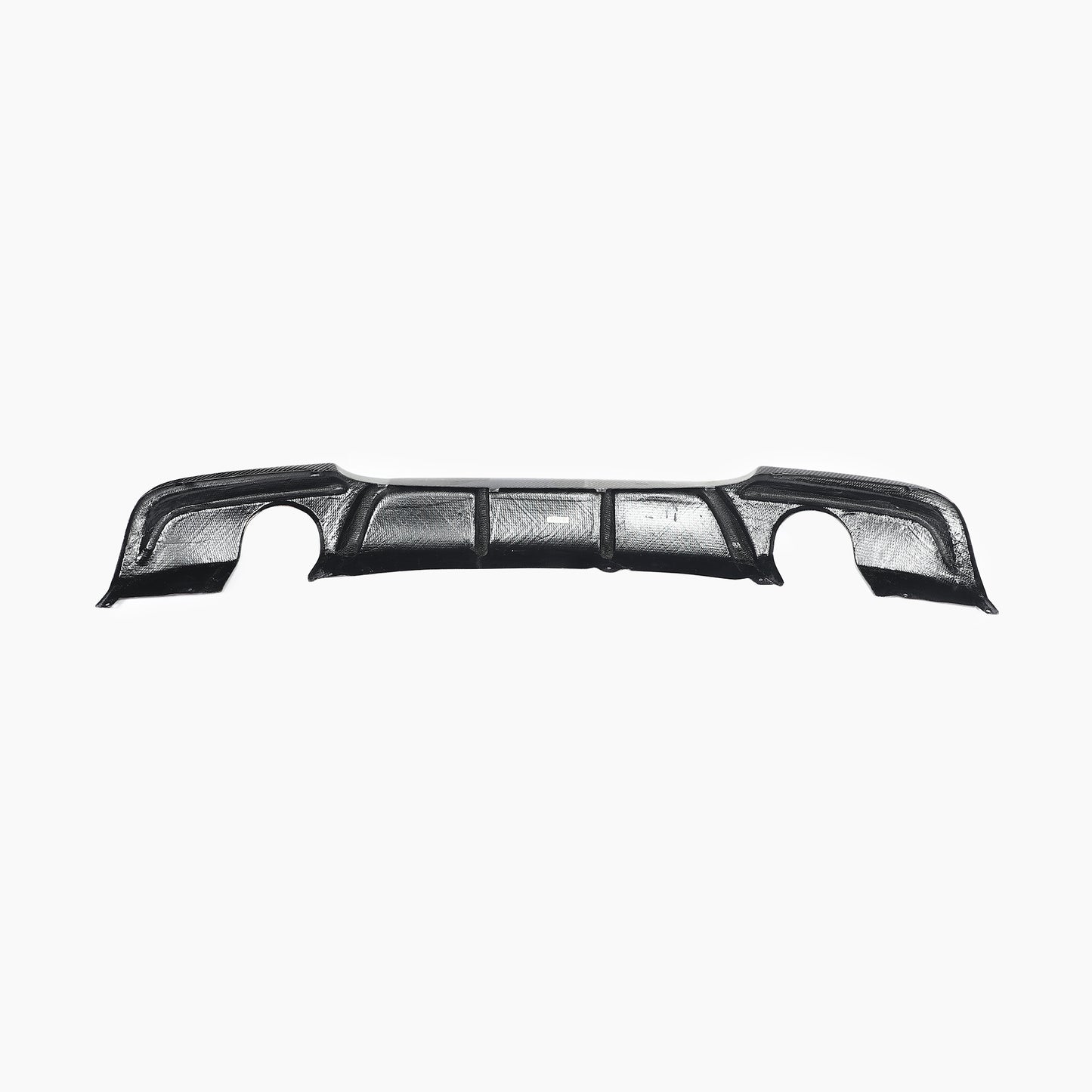 Carbon Fiber E90 Dual Muffler Single Out  Rear Diffuser for BMW 3 Series E90 325i 335i M Sport Sedan 4-Door 2009-2013