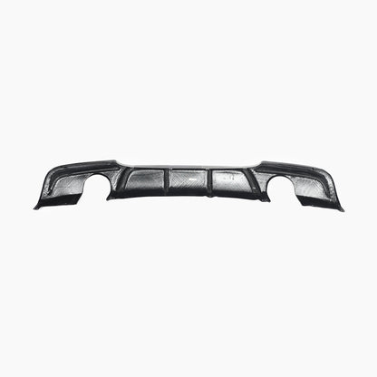 Carbon Fiber E90 Dual Muffler Single Out  Rear Diffuser for BMW 3 Series E90 325i 335i M Sport Sedan 4-Door 2009-2013