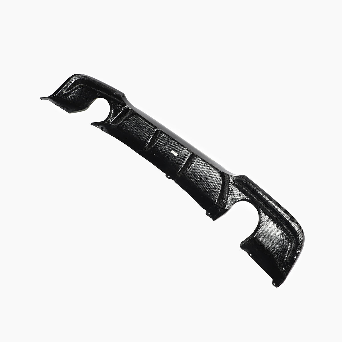 Carbon Fiber E90 Dual Muffler Single Out  Rear Diffuser for BMW 3 Series E90 325i 335i M Sport Sedan 4-Door 2009-2013