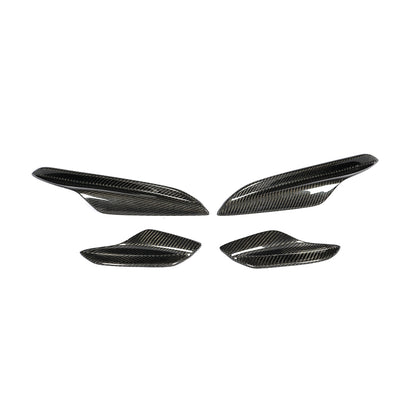 For BMW 3 SERIES E90 E92 M3 E93 carbon fiber Splitter Fins Body Spoiler Canards