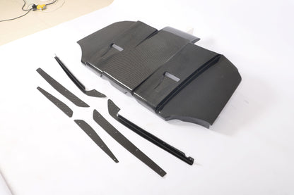 Carbon Fiber Rear Diffuser with canards for BMW 3 Series E92 E93 M3 2009-2013