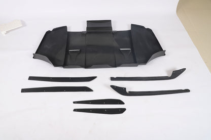 Carbon Fiber Rear Diffuser with canards for BMW 3 Series E92 E93 M3 2009-2013