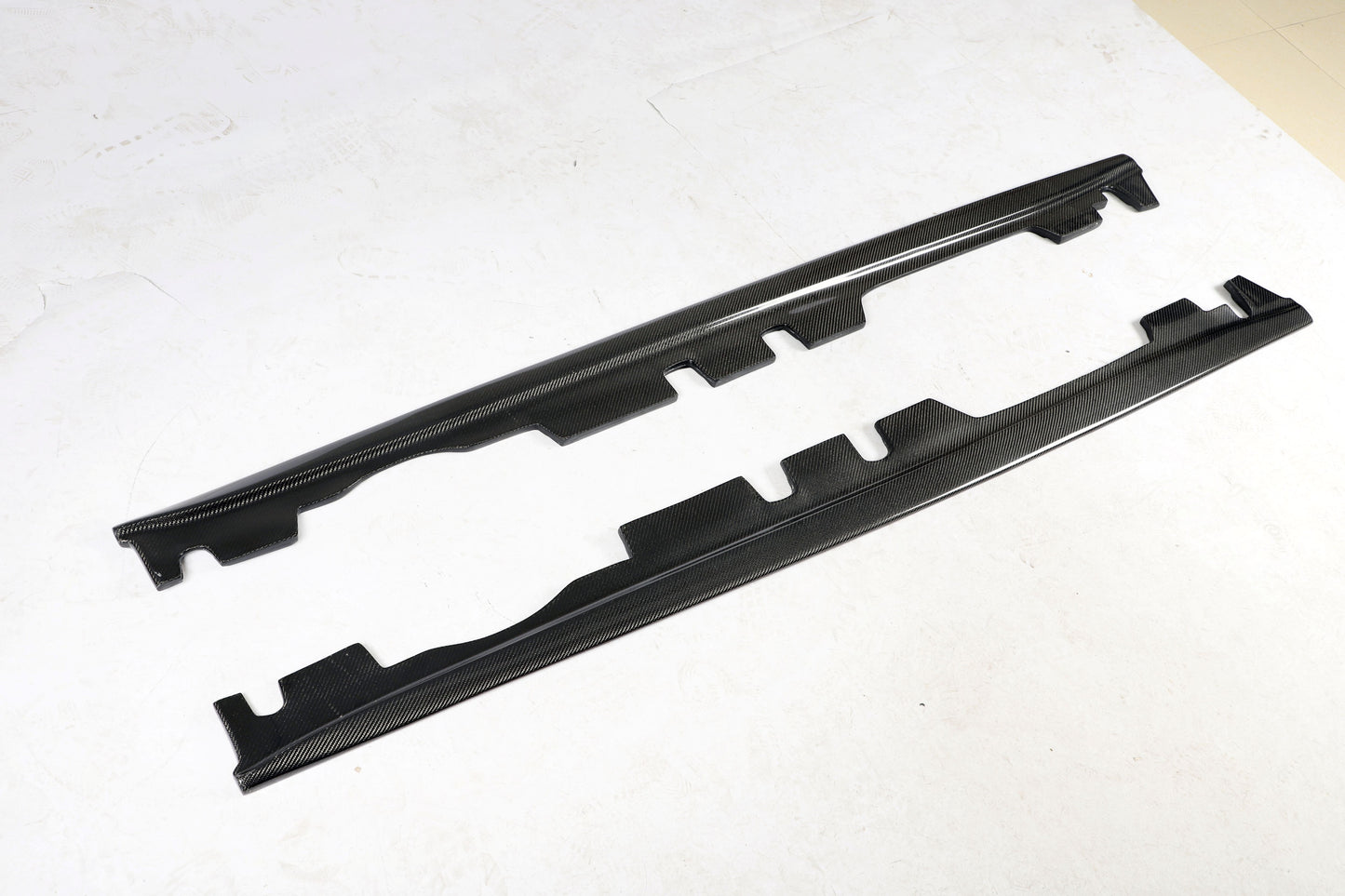 Car Styling E Style Carbon Fiber Body Trim Side Skirt Bumper Extension Lip For BMW 3 Series E92 E93 M3 2008-2013
