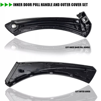 Bevinsee Left Passenger Side Inner Door Panel Handle Bracket Fits BMW 3 Series E90 E91