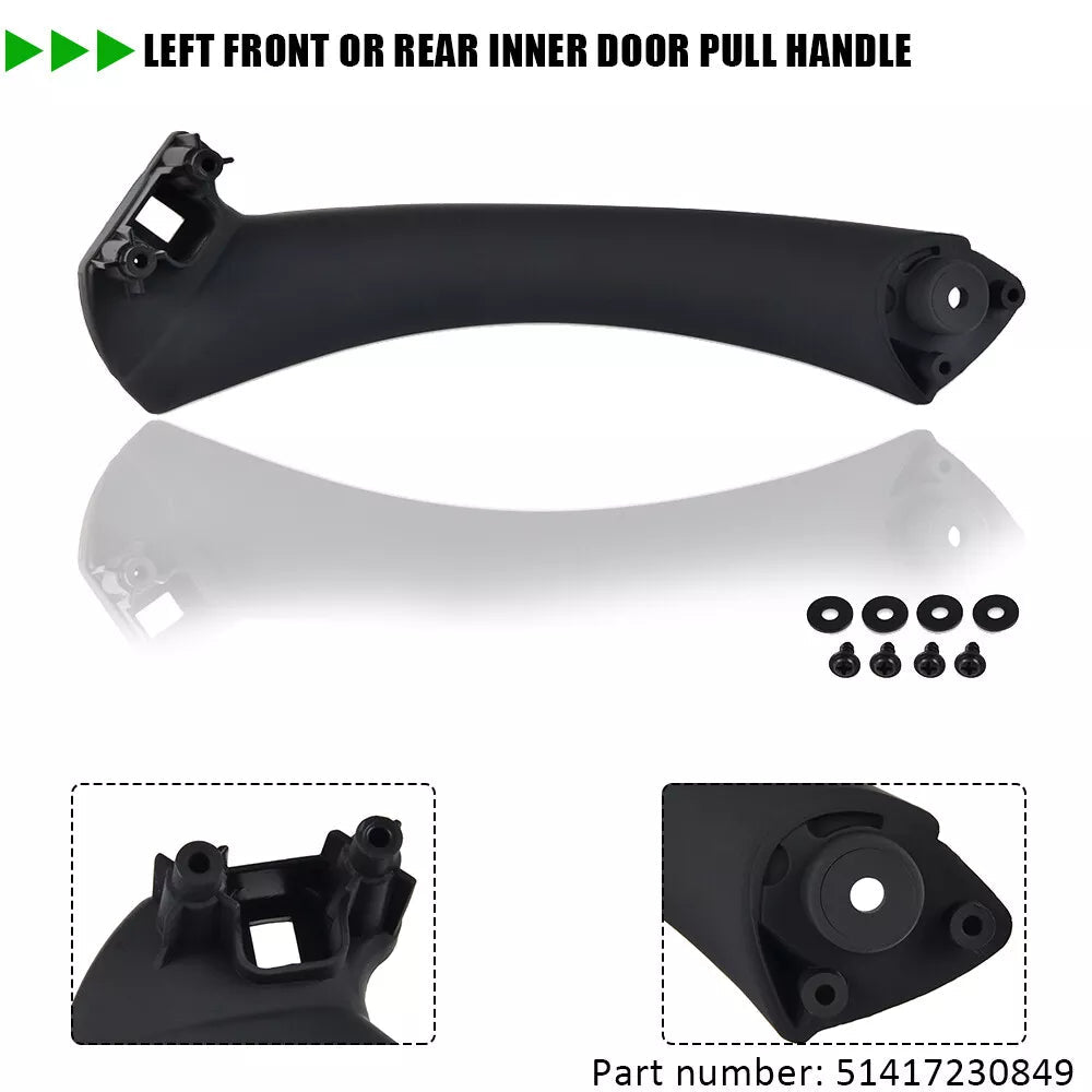Bevinsee Left Passenger Side Inner Door Panel Handle Bracket Fits BMW 3 Series E90 E91