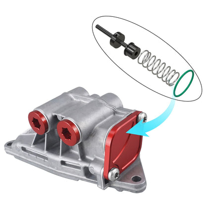 Bevinsee N54 N55 Low Temperature Oil Thermostat Replacement For E90 E92 335i E82 E88 135i 1M F30 E84
