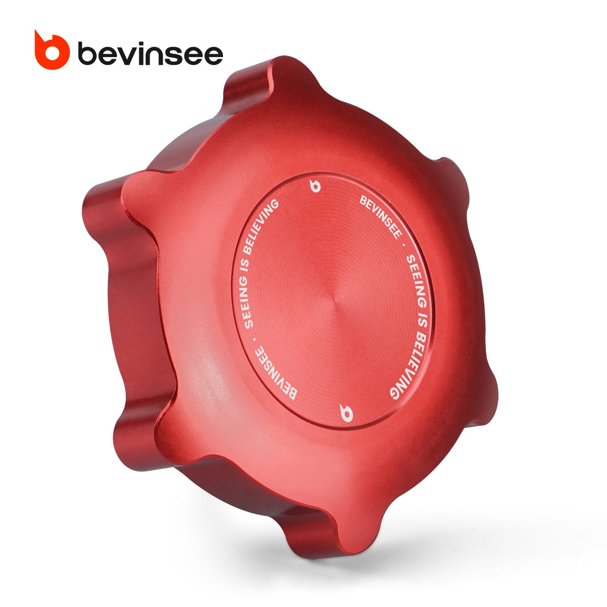 Bevinsee Aluminum M Style Engine Oil Filler Neck Sealing Cap – for BMW E36 E46 E90 E92 Z4 E85
