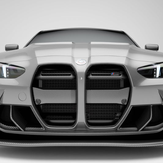 BMW M3 G80 Carbon Fiber Aero Front Grill (with ACC)