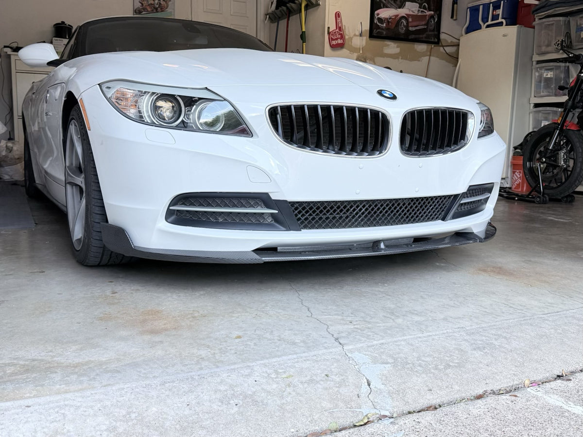 Carbon Fiber Front Splitter Spoiler for BMW Z4 E89 Z series 09-13(Fit:Z4)