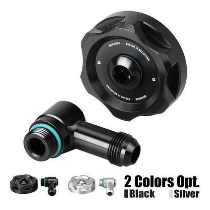Bevinsee Billet High-Flow Oil Cap Vent Adapter – for BMW E30 E36 E46 E90 E92 F30 E88