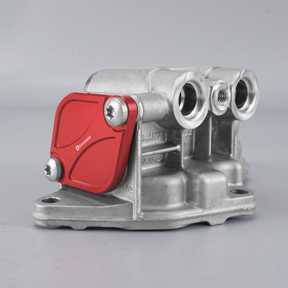 Bevinsee Billet Aluminum Oil Thermostat Housing Lid Cover – for BMW N54 N55 S55 Engine