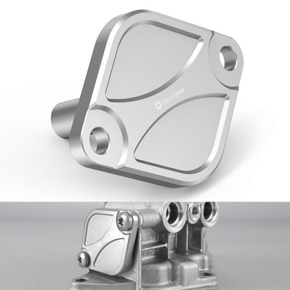 Bevinsee Billet Aluminum Oil Thermostat Housing Lid Cover – for BMW N54 N55 S55 Engine
