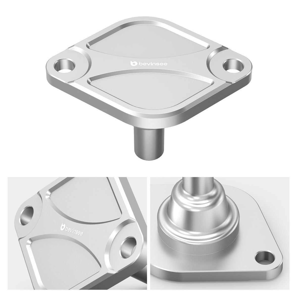Bevinsee Billet Aluminum Oil Thermostat Housing Lid Cover – for BMW N54 N55 S55 Engine