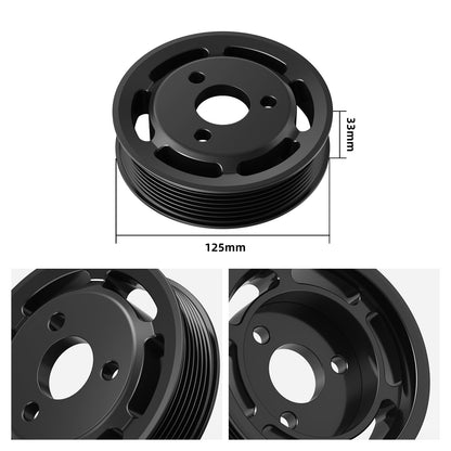 Bevinsee Heavy Duty Power Steering Pulley Belt Protection – for BMW E82 E88 E91 E92 135i 335i N54 3.0L