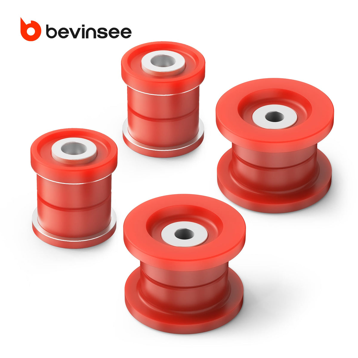 Bevinsee 80A Polyurethane Rear Subframe Bushing Kit Upgraded – for BMW E92 E90 E88 E82 Non-M