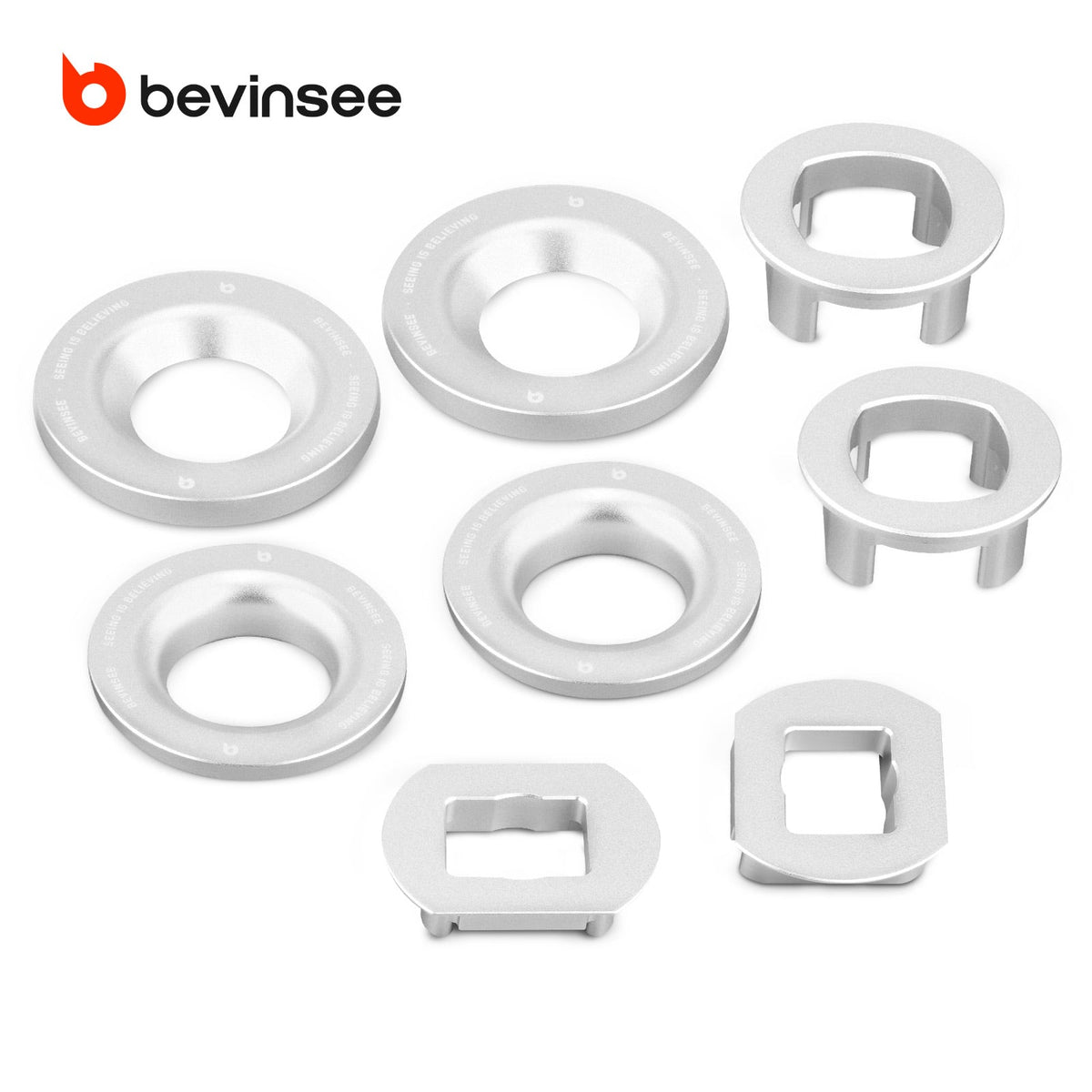 Bevinsee Aluminum Rear Subframe Mount Insert Kit – for BMW E82 E88 E90 E92 None-M